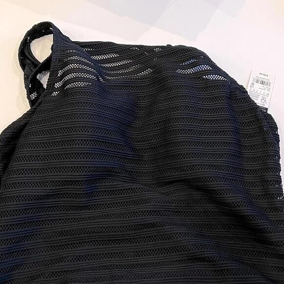 Lauren Ralph Lauren Plus Size Shadow Stripe OnePiece Swimsuit Ottoman - Picture 9 of 13